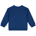 Younger Boys Navy Blue & Blue 3 Piece Tracksuit , 2, hi-res